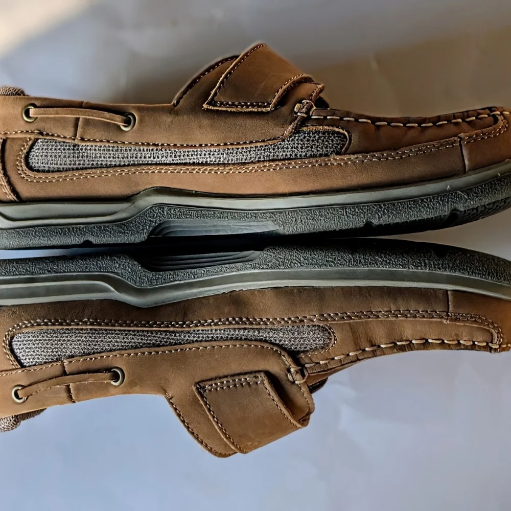Reel Legends Leather Boat Shoes Men's Size 9